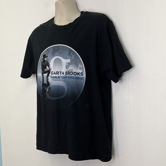 Hanes - Garth Brooks World Tour 2014 - 2016 Graphic Short Sleeve T Shirt Size L - Picture 4 of 8